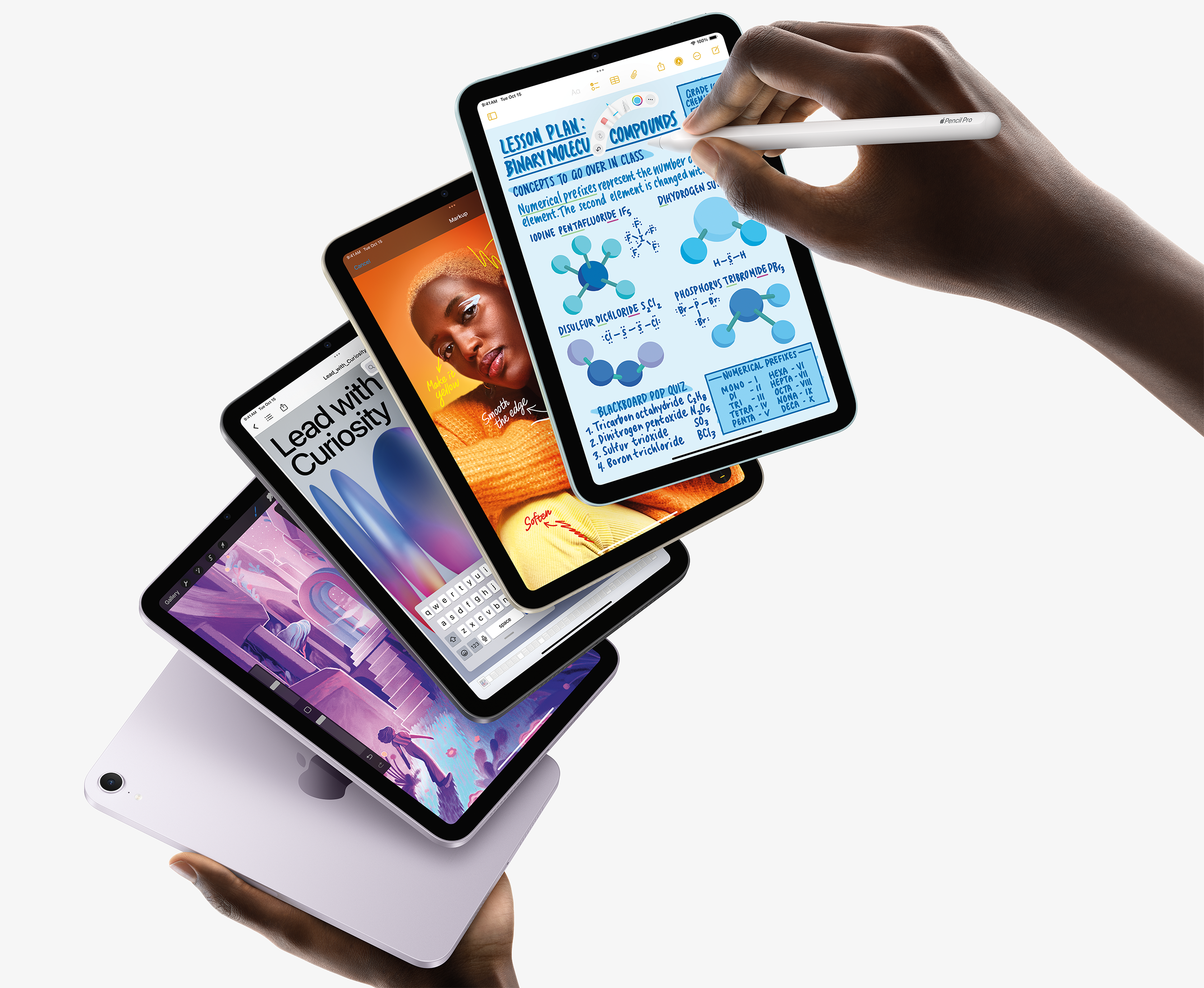 iPad本体 iPad mini 7 + Apple Pencil Pro Apple iPad mini 7 (2024), 128GB, Wi-Fi, Purple - eMAG.ro